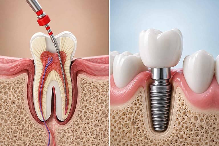 Root Canal vs Dental Implant: Is It Better to Save or Replace the Tooth?